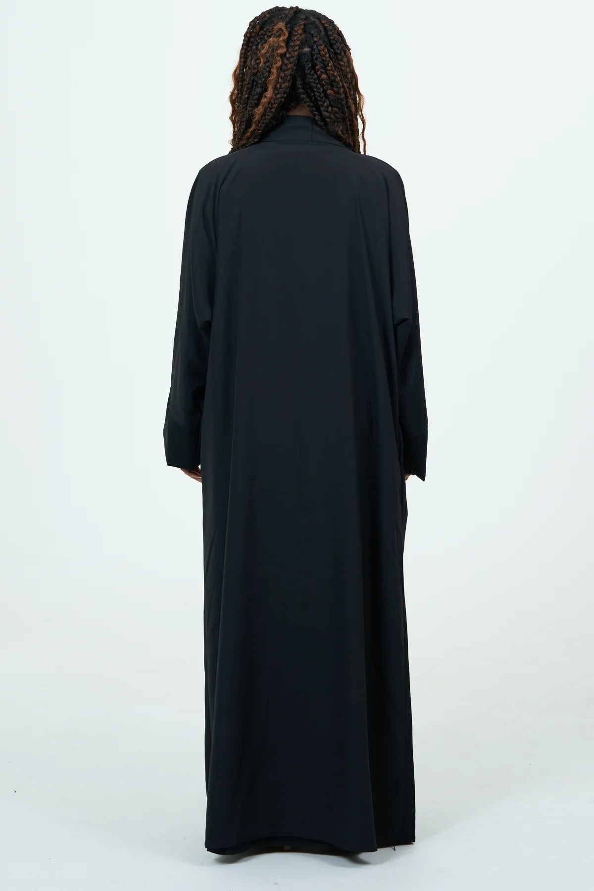 Ensemble Abaya doux basique régulier